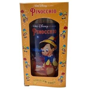 Pinocchio Plastic Cup Walt Disney Collector Series VTG 1994 Burger King